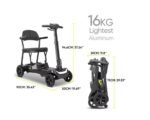 Space Saving Easy Fold Ultra Light 16Kg Electric Mobility Scooter - Image 6