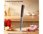 Damascus Chef's 5 piece Knife Kitchen Knives Set Professional - Image 4