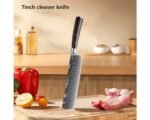 Damascus Chef's 5 piece Knife Kitchen Knives Set Professional - Image 8